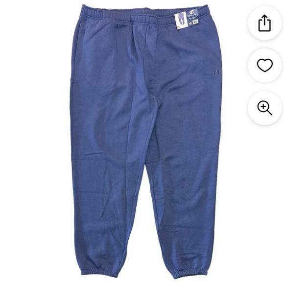 NWT Champion women’s fleece joggers in stone cold blue - Picture 1 of 6